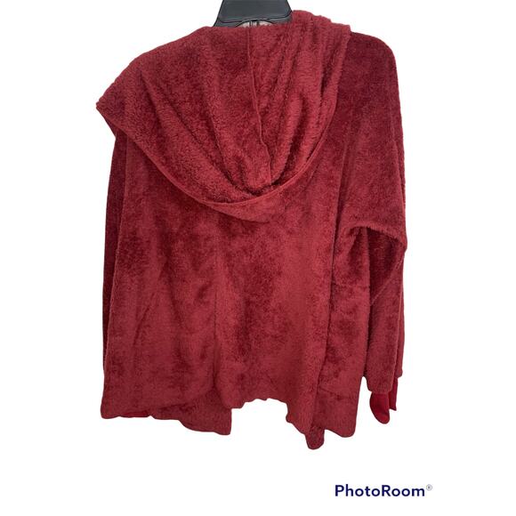 Forgotten Grace‎ Plush Cardigan maroon Size Medium NWT - Picture 4 of 4